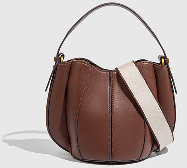 자라 여성가방 톱스티칭 버킷백 숄더백 2종컬러 브라운 블랙