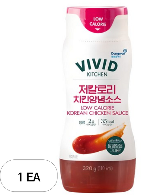 비비드키친 저칼로리 치킨양념소스, 320g, 1개