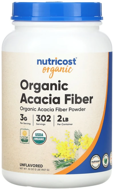 Nutricost 유기농 아카시아 섬유소 분말 무맛 907g(32oz), Nutricost유기농아카시아섬유소분말무맛907g32o, 907g, 1개 - 쿠팡