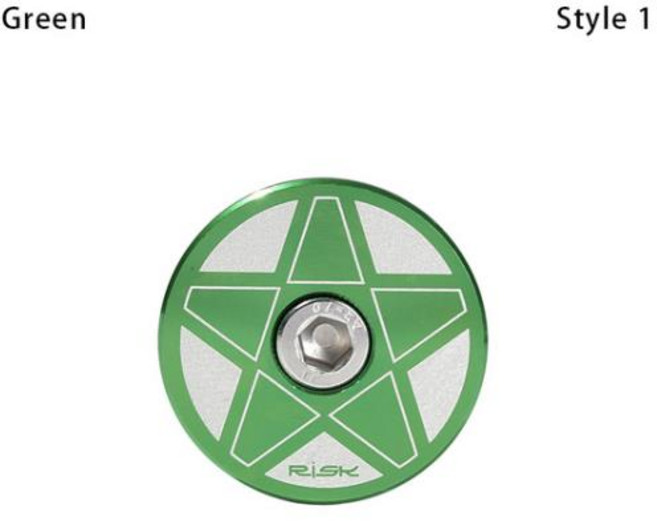 알루미늄 합금 MTB 자전거 스템 상단 캡 뚜껑 산악 로드 헤드셋 커버 야외 포크 부품 1 "-1 1/8", 1개