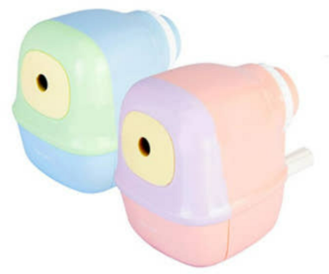 델리 마카롱 오토피드 회전식 손잡이 연필깎이 71157, PINK, 4개