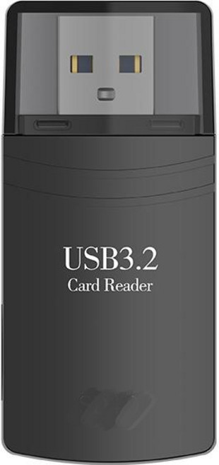 WEET【讀卡機】SD/TF雙卡雙讀讀卡機 USB3.2/3.0讀卡機 高速讀卡機, 黑色-USB3.0雙卡同讀-讀卡器, 1個, 133-74