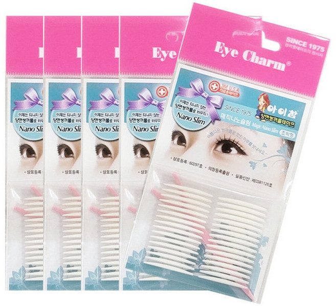 양면 아이참 나노슬림 5매 쌍꺼풀테이프 쌍커풀테이프 쌍테, 5개