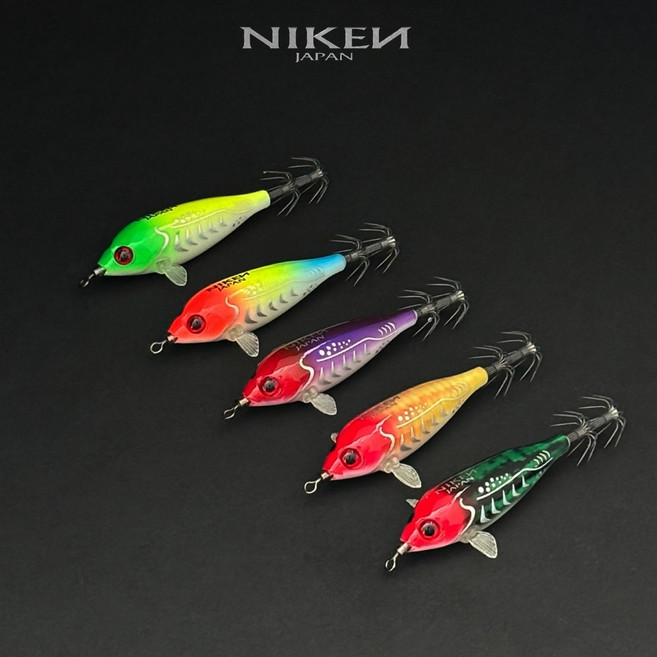 다이나미스 니켄 이카키드 73 야광 케이무라 미니 수평 에기 쭈꾸미 심해 갑오징어 에기, 73 #5 전갱이, 1개