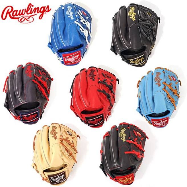 롤링스 투수 올라운드 야구글러브 HOH 스페셜메이크업 색상선택 GH4WXHD 206-9, 네이비 + 스칼렛