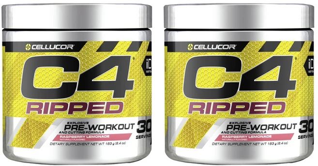 셀루코어 C4 립드 프리-워크아웃 앤 커팅 포뮬러 라즈베리 레모네이드 맛, 183g, 2개 - 쿠팡
