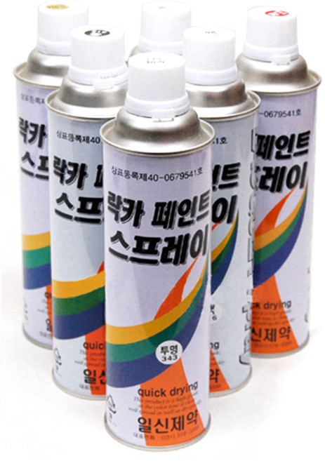 일신 락카스프레이420ml, 주황색, 1개, 420ml