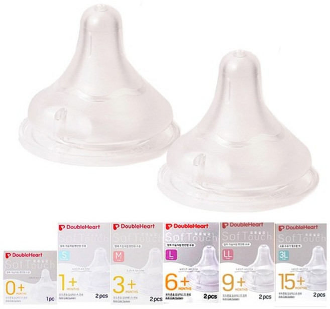 모유실감 3세대 젖꼭지 2P SS S M L LL 3L 택1, 1개