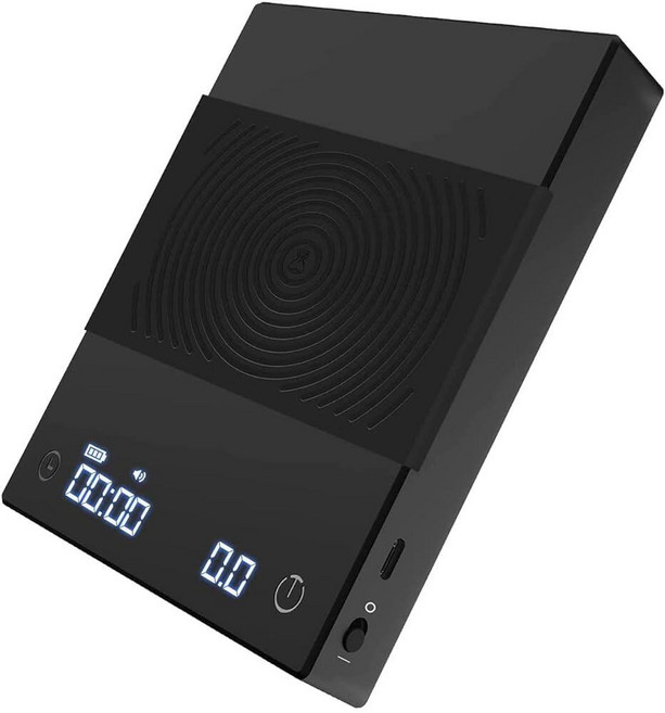 TIMEMORE 커피 저울 에스프레소 저울 디지털 커피 저울 타이머 포함 2000 g (블랙), 블랙