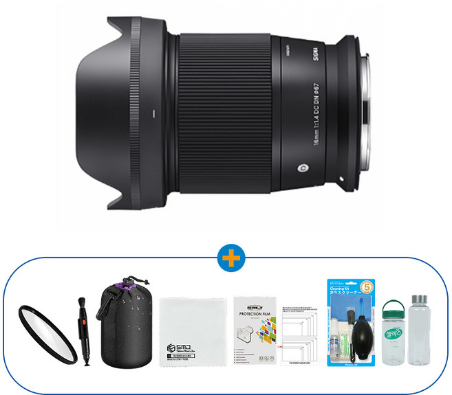 시그마 C 16mm F1.4 DC DN 캐논 RF 마운트 렌즈 악세사리 4종/SMJ