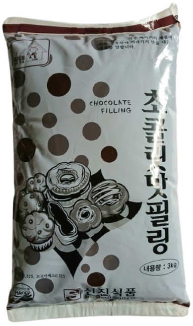 신진식품 도너츠용 초콜릿맛 필링, 3kg, 1개
