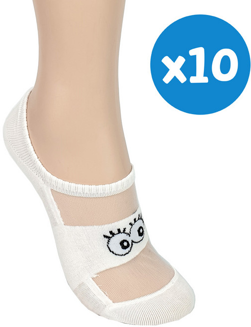 여자 왕눈이 시스루덧신 10켤레 여름양말 망사 패션코디 포인트주기좋은 삭스