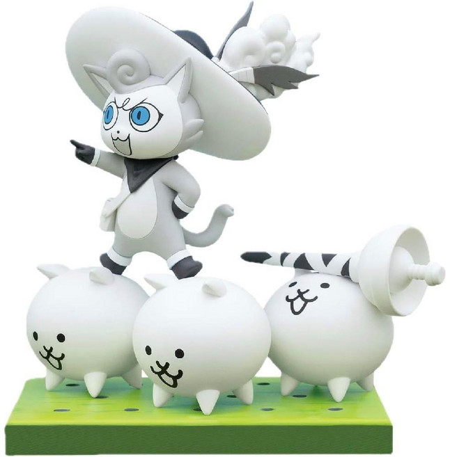 냥코대전쟁 캐릭터 피규어 고양이 축제 일본 정품, 1개