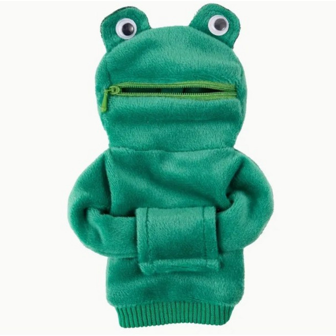 클로버즈 귀여운 차량용 기어커버, 개구리, 1개, 그린