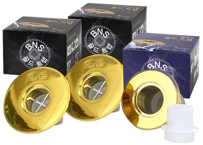 BNS 골드트랩 배수구왕 하수구 싱크대 냄새차단, 1세트