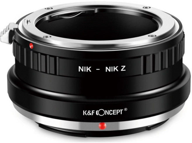 K&F Concept NIK-NIK Z _ Nikon F / AI Lens - Nikon Z Body 변환어뎁터, 1개