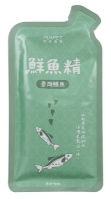 NUAPET 陪心食補 鮮魚精 臺灣虱目魚 犬貓通用 營養補充 水分補給, 1個, 鮮三精-犬貓通用 鮮魚精 45ml