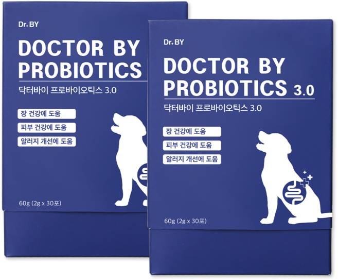 닥터바이 프로바이오틱스 강아지 영양제, 30회분, 장건강/유산균, 2개