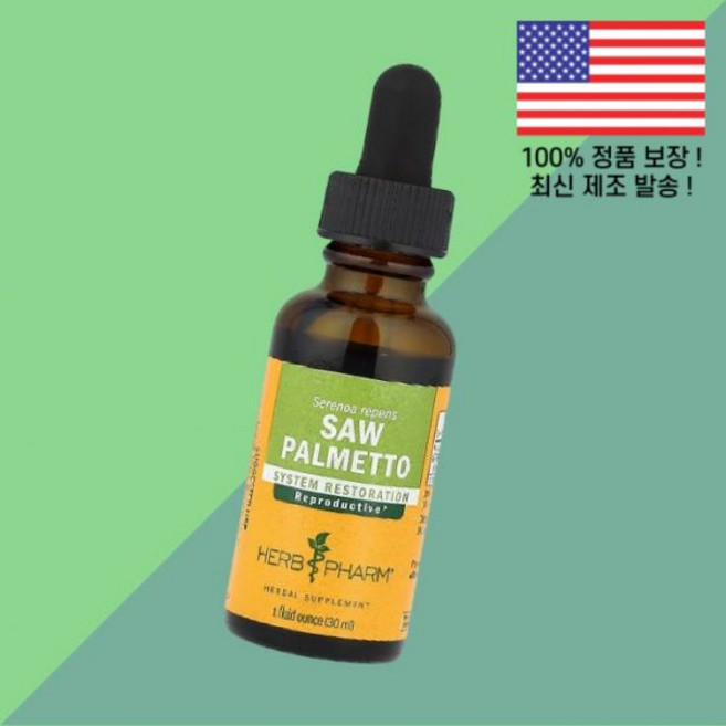 허브팜 쏘팔메토 소팔메토 쏘팔매토 쏘팔매트 1 온스 30ml Herb Pharm Saw Palmetto floz, 허브팜 쏘팔메토 1 온스 30ml Herb Pharm