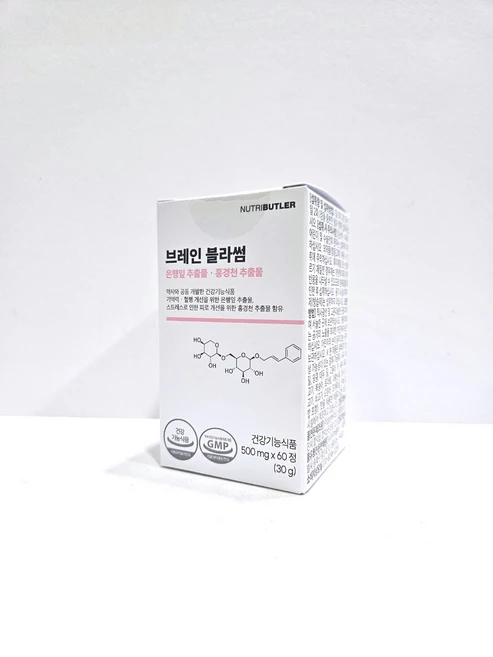 뉴트리버틀러 브레인 블라썸 500mg x 60정, 1개 - 쿠팡