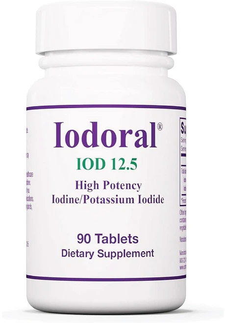 옵티목스 요오드 12.5mg 90정/120정 OPTIMOX IODORAL, 1개, 90정 - 쿠팡
