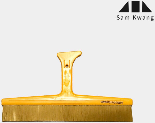 삼광 도배 정배솔 14인치 35cm 골드 USA 듀폰 금사 수입솔 벽지 보수 도배용 붓 합지 실크 도배지 붙이는 도배솔 셀프도배용품, 골드 원사(USA), 1개