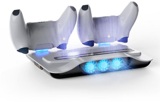 DOBE PS5용 듀얼센스 거치형 멀티 쿨링 스탠드, 1개, TP5-05102(화이트)