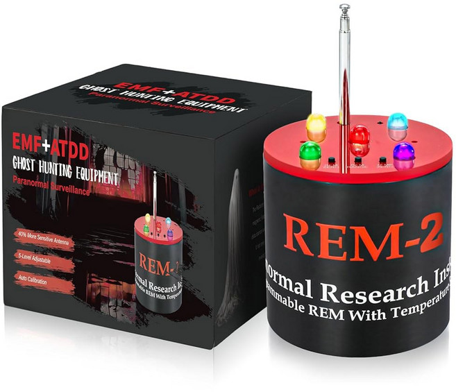 고스트 헌팅 장비 2.0(EMF + ATDD 포함) | 5가지 민감도 레벨 오디오/시각 알림 자동 보정 전문가 및 초보자를 위한 초자연적 조사, EMF + ATDD 포함 Ghost Hunting Eq