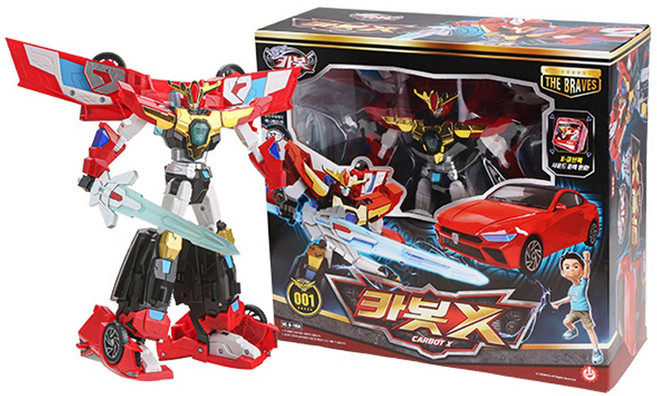 헬로카봇 전설의 용사 카봇X 시즌16 변신로봇 자동차 장난감, 1개, 상세 설명 참조