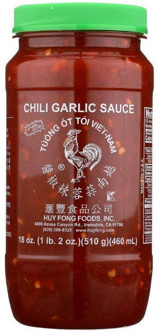 Huy Fong 소스 칠리 마늘 532ml(18온스) 156489, 1g, 1개