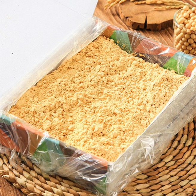 [국내산 찹쌀]이불 콩고물 듬뿍 수제 콩인절미 600g/ 전통 인절미 떡 간식 /3만원이상 가래떡 증정, 600g, 1개