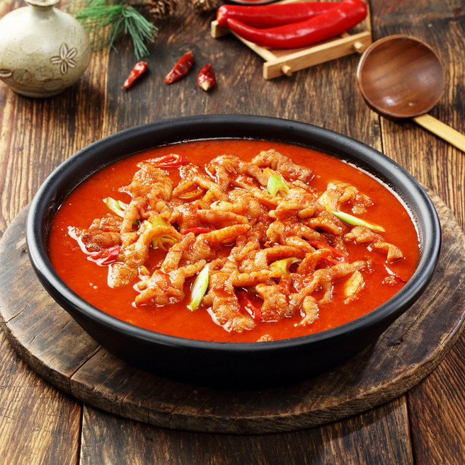 지땡 무뼈국물닭발, 8개, 500g