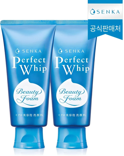 센카 퍼펙트 휩 페이셜 워시 에이 클렌징 폼, 120g, 2개 - 쿠팡