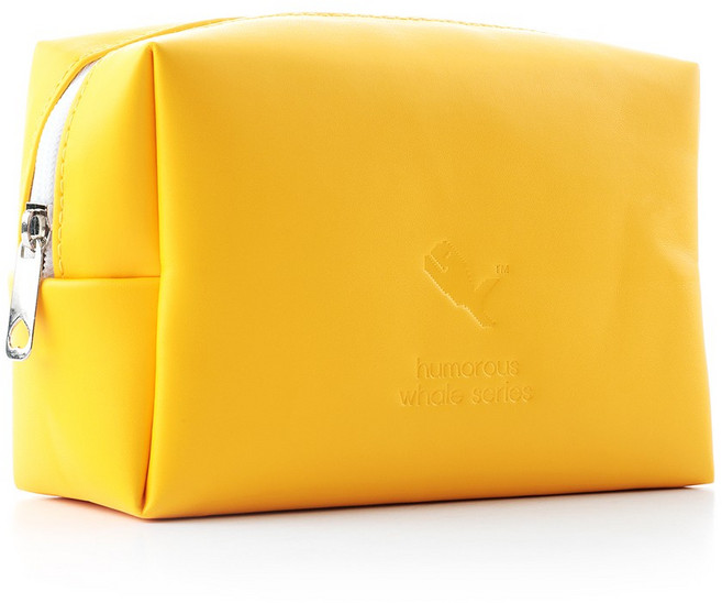 히지 스퀘어 미니 방수 손가방 수영 가방 세면백 파우치 워시백 써니 옐로우, 써니옐로우