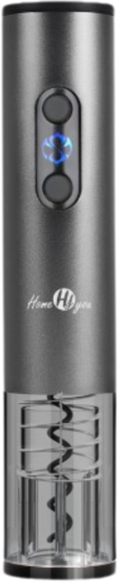 Home H you 電動紅酒開瓶器 自動開瓶 鐵灰色 附割紙器, 1個