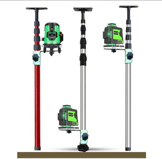 레벨기 리프트 서포트 폴대 천장 고정봉 받침대 레이저 레벨기 서포트 폴대3.5M, 1개