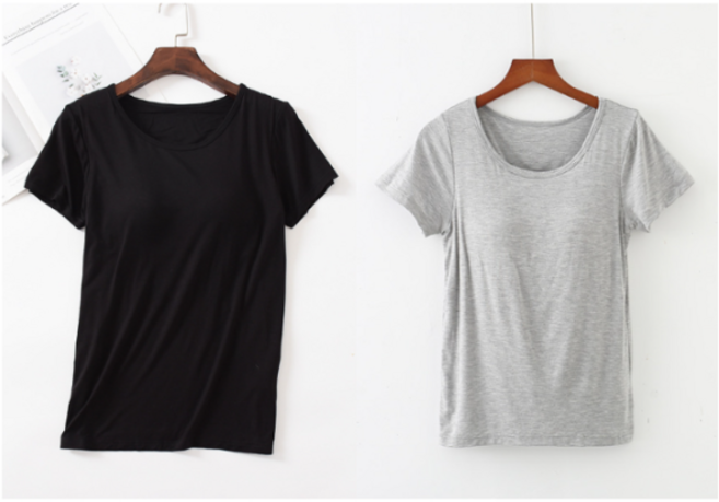 에쉬울프 모달 반팔 노브라티 2P