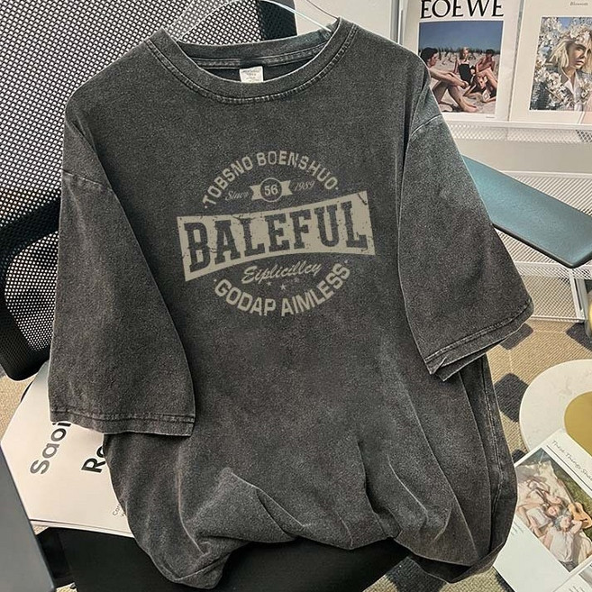 10종 피그먼트 워싱 코튼 반팔 티셔츠