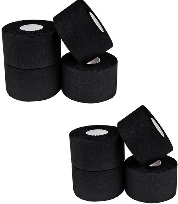 아도레 스포츠 면테이프 씨테이프 C-TAPE 블랙, 8개