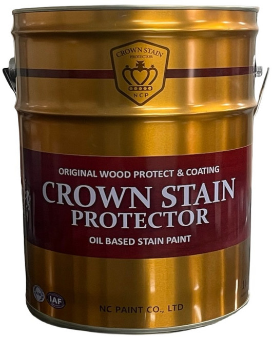 오일스테인 오일스텐 나무 방수 데크 목재용 방부목 페인트, 베이직 투명, 1개, 16L