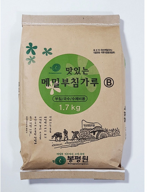 봉평원 맛있는 메밀부침가루, 1.7kg, 1개
