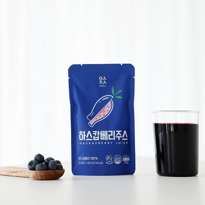 인생주스 100% 착즙 하스캅베리 주스 30포, 1세트, 3L