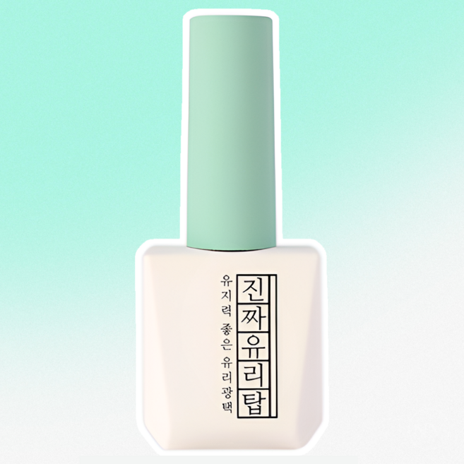 모스티브 진짜 유리탑젤 논와이프 탑젤, 1개, 12ml, 투명