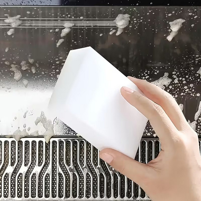 코어무역 멜라민폼 대형 24p 매직블럭 매직 폼 청소 스펀지 찌든때제거 10x7x3cm, 1세트