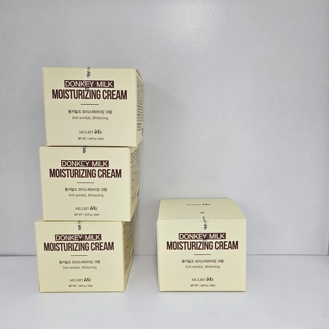 물빛미 동키밀크 크림 3+1, 50ml, 4개 - 쿠팡