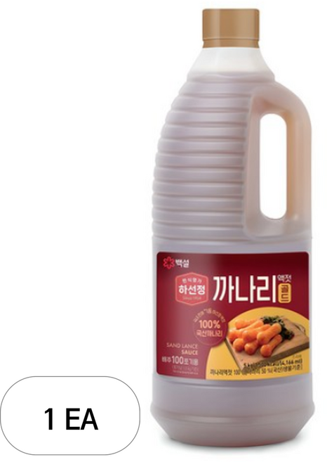 하선정 까나리액젓 골드, 5kg, 1개