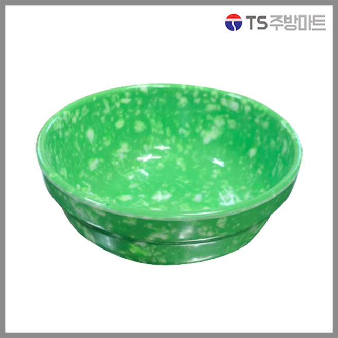 [대명멜라민] 팝콘그린 굽볼 - 분식그릇 레트로 옛날그릇 포장마차, 1개, 팝콘그린 6볼