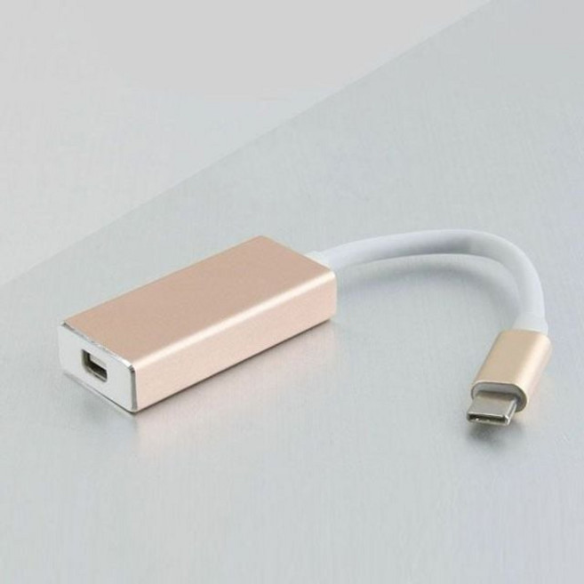 USB 3.1 컨버터 Type C mini DP 변환 rgb 케이블 dvi 컨버터 젠더 모니터 마이크로 dew+406PV, 1개