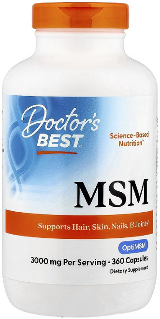 닥터스베스트 메틸설포닐메탄 MSM 1000mg OptiMSM 함유 캡슐 360정, 1개