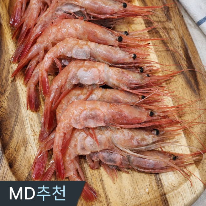 삼시세끼연구소 최상품 국산 묵호항 당일급냉 달큰한 단새우 횟감 kg당 50미 내외, 1세트, 1kg